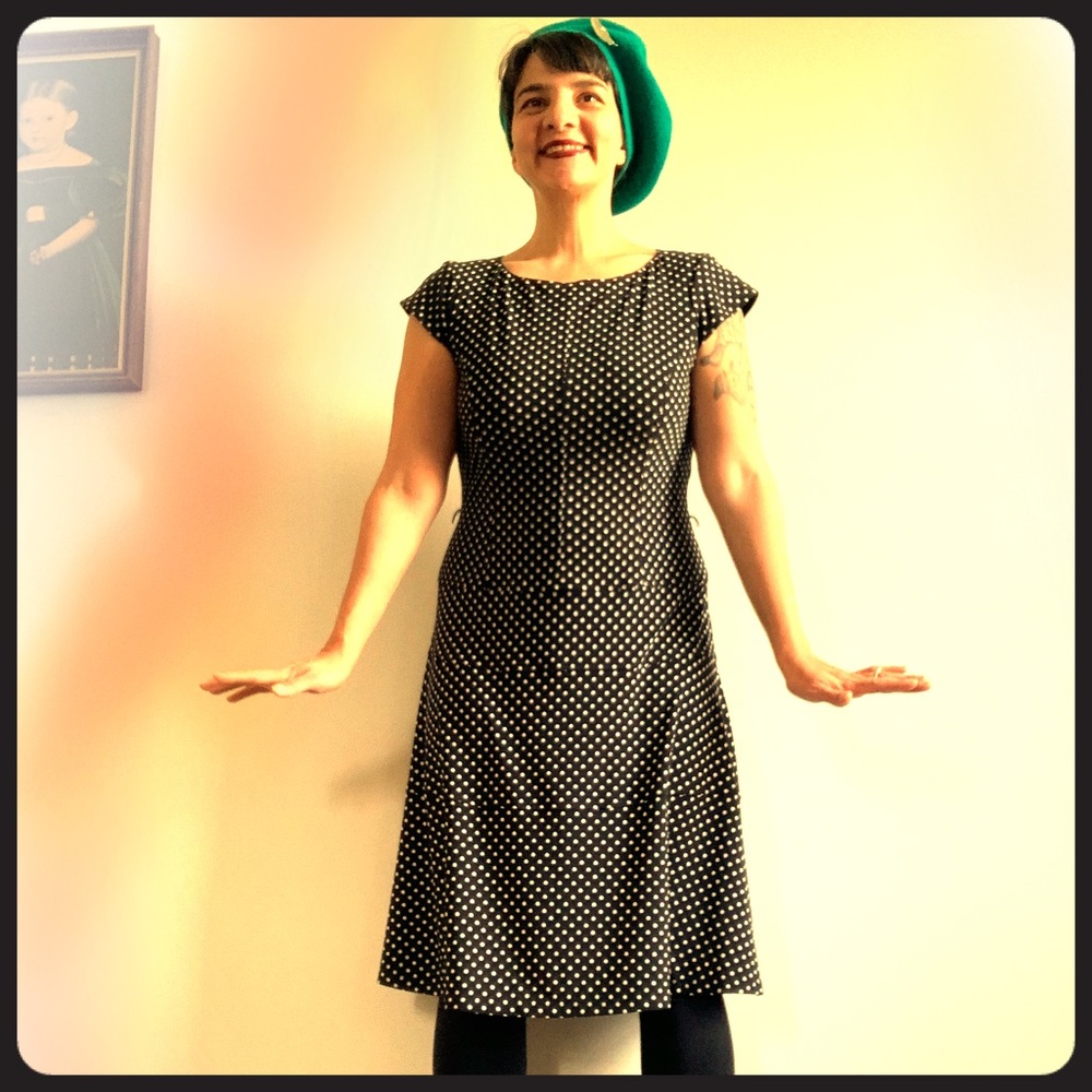 Vintage 90’s polka dot dress.